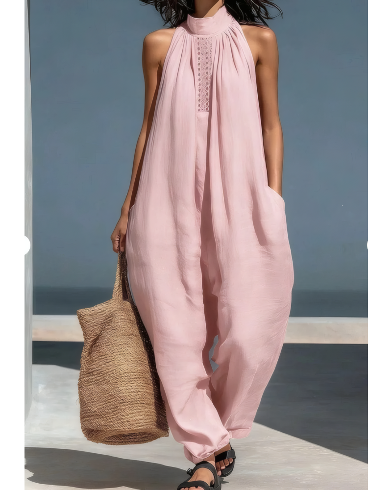 Halcyon Days Halter Jumpsuit
