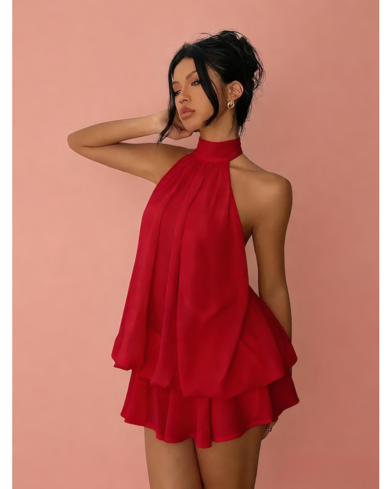 Enya Backless Mini Dress