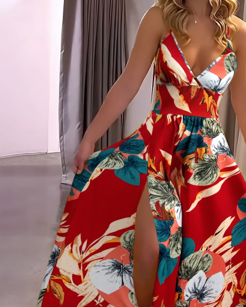 Pristine V NECK DRESS