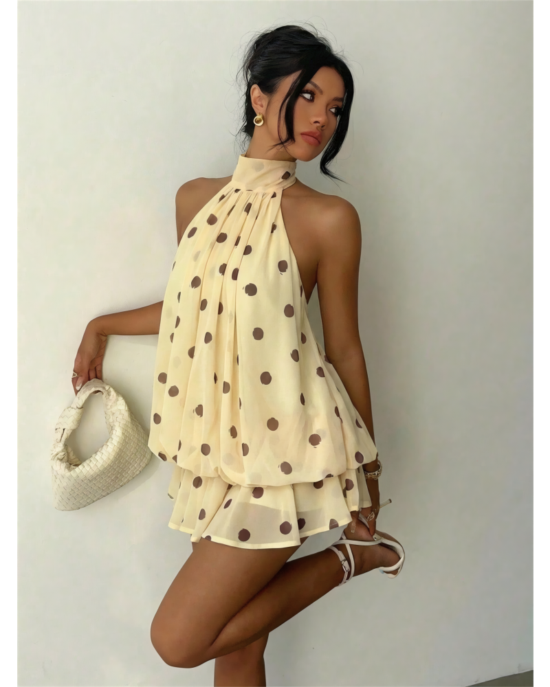 Enya Backless Mini Dress