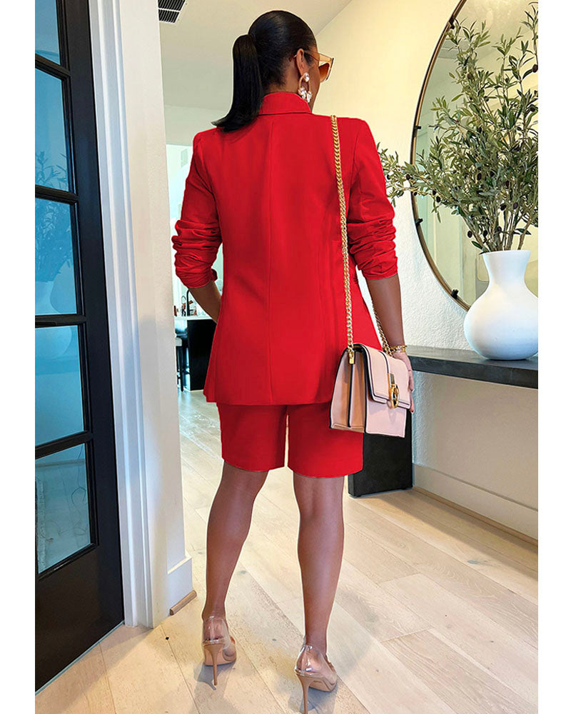 Saanvi Blazer Short Set Snazzyin