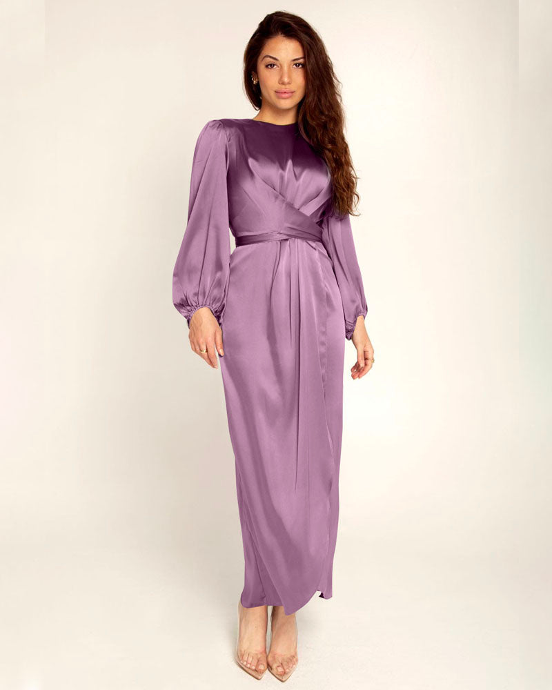 Satin Maxi Dress