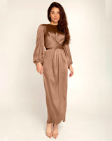 Satin Maxi Dress