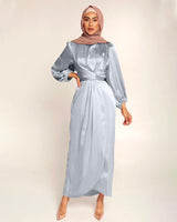 Satin Maxi Dress