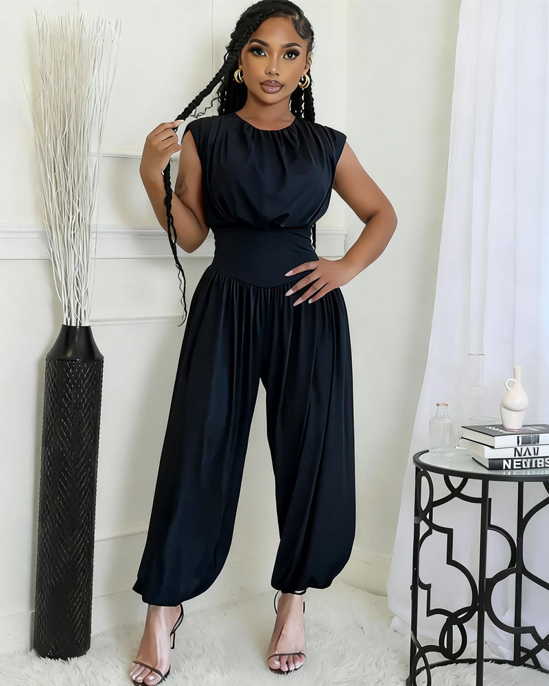 Seems Edgy Bodice Jumpsuit