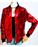 Stunning Days Sequin Bomber Jacket