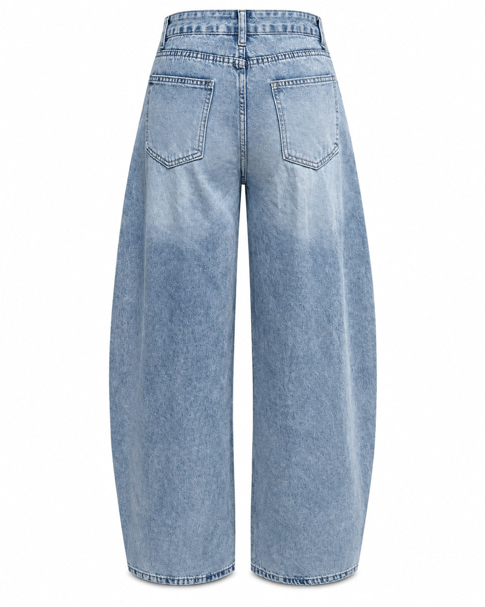 Side Story Button-Detail Denim Jeans
