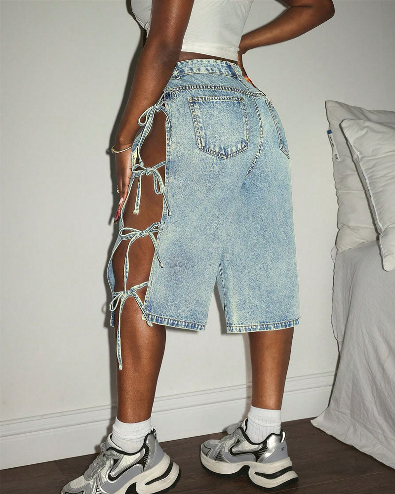 Side Story Denim Culotte Jeans