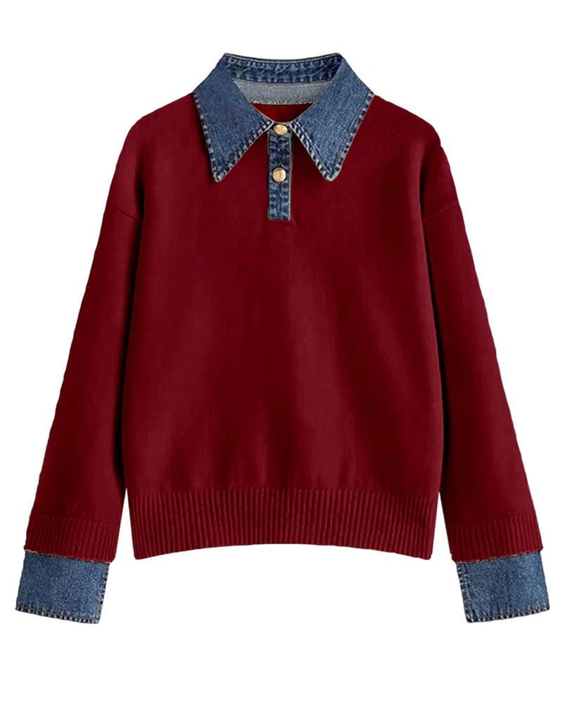 Siena Denim Mix Sweater