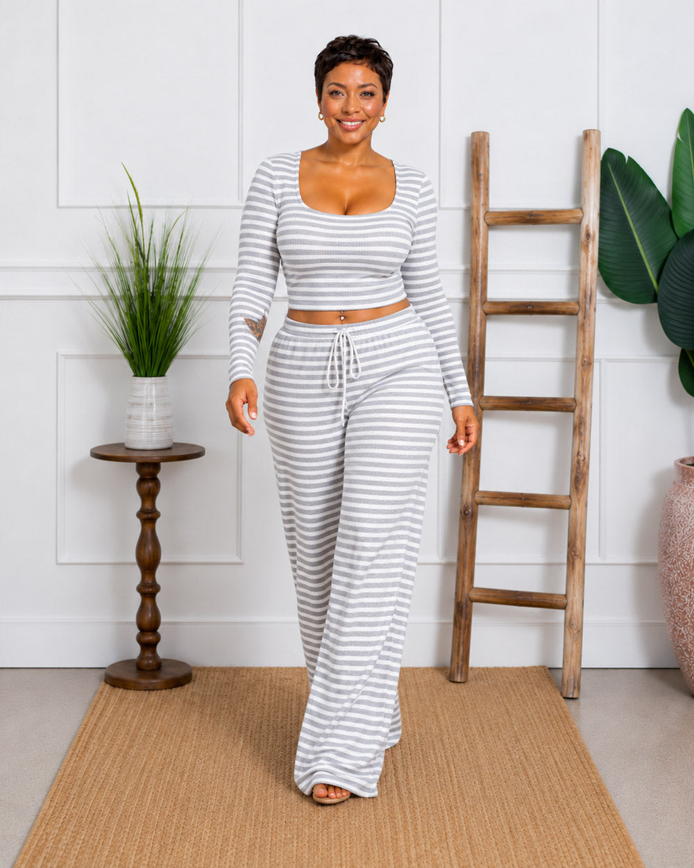 Simple Downtown Stripe Set