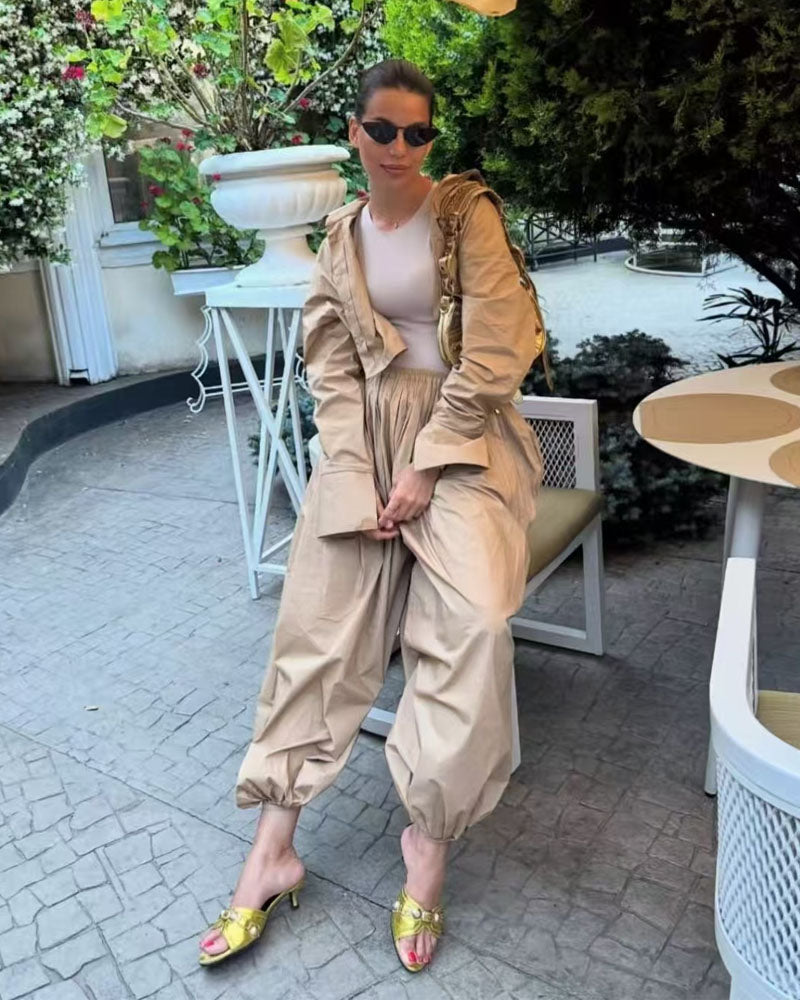Soft Parade Striped Three-Piece Set
