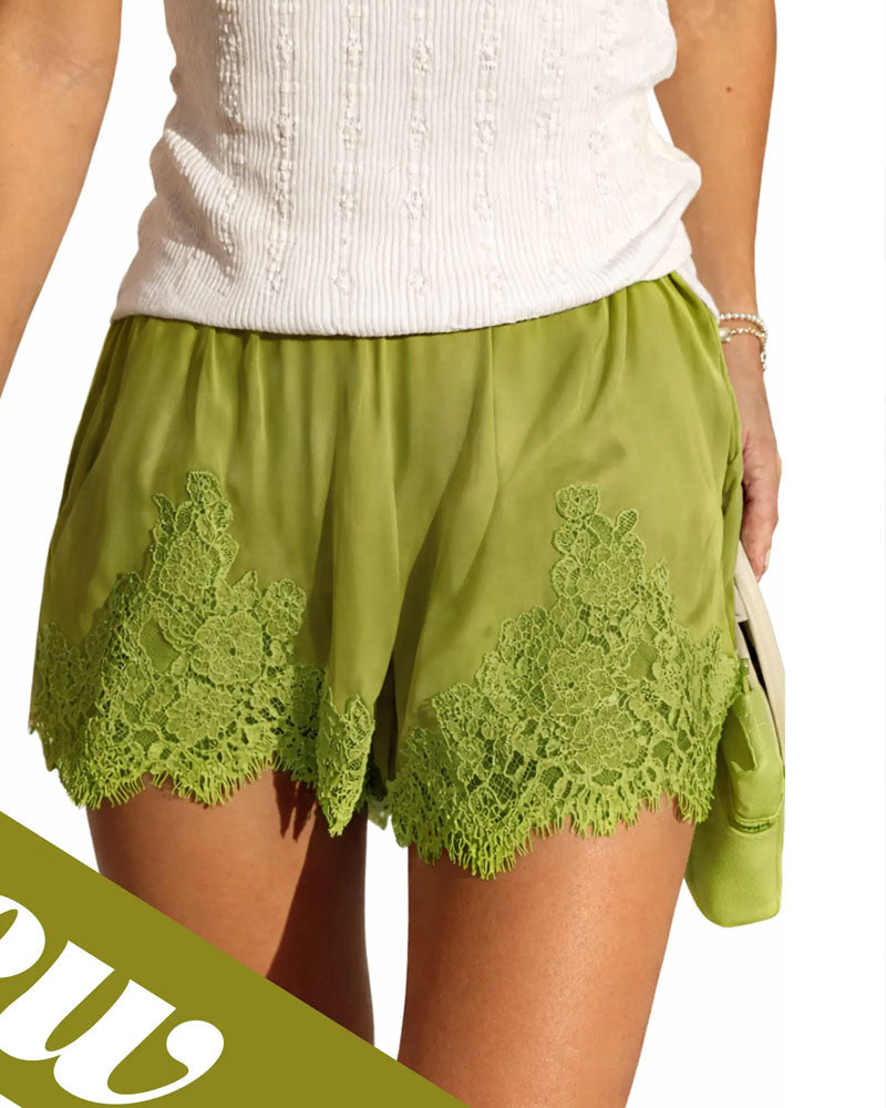 Soft Hour Lace Shorts