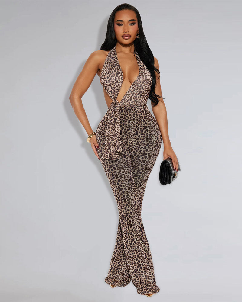 Spicy Print Jumpsuit