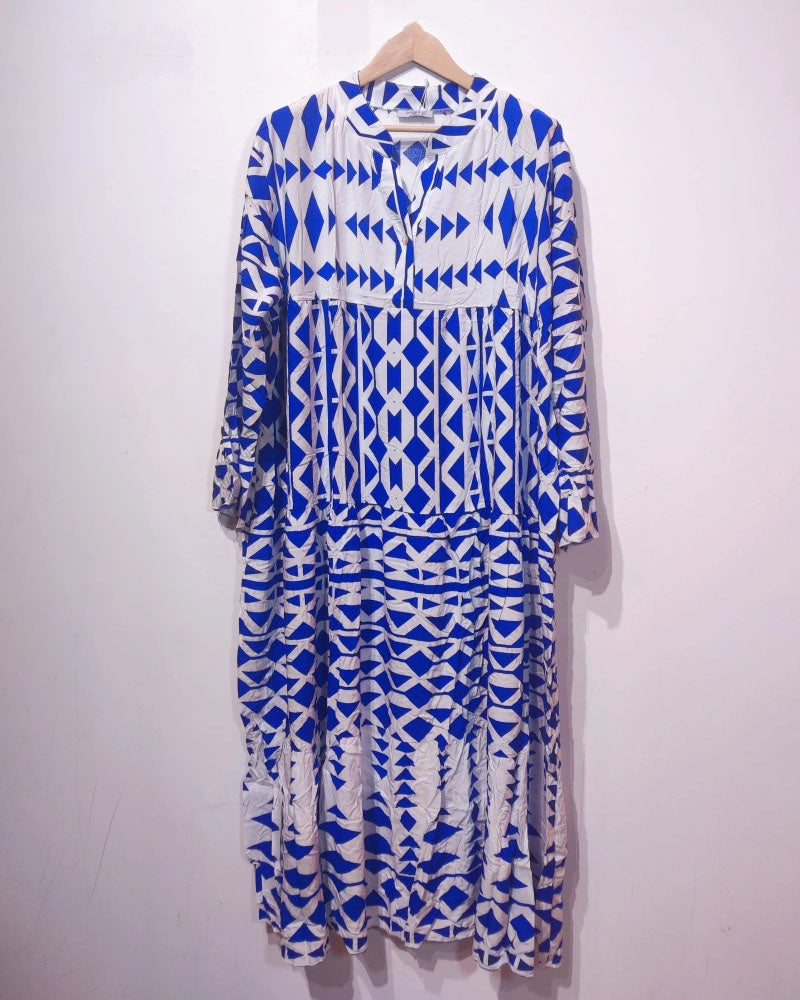 Spot Me Out Tiered Maxi Dress