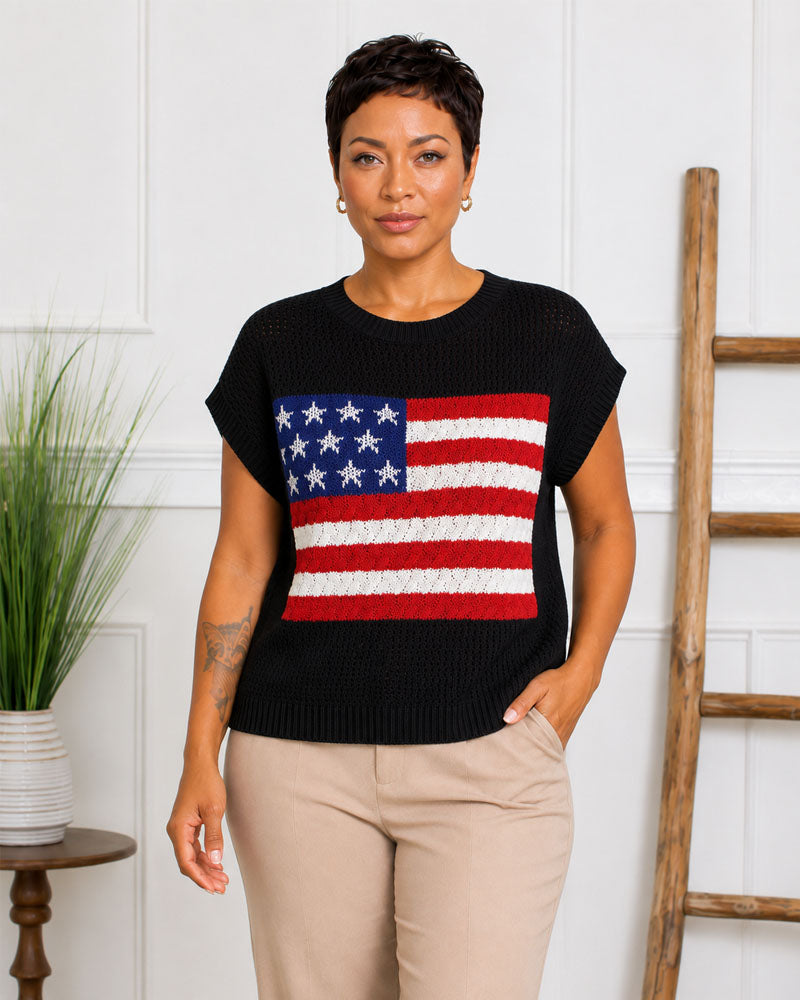 Stateside Open-Knit Pullover