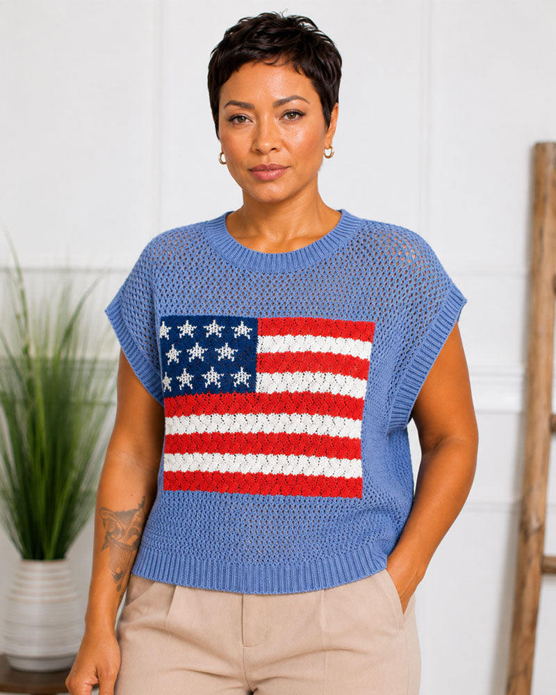 Stateside Open-Knit Pullover