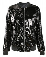 Stunning Days Sequin Bomber Jacket