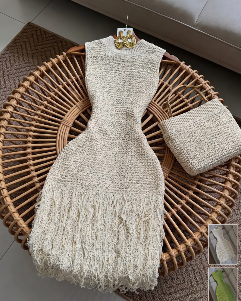 Catalina Crochet Maxi Dress