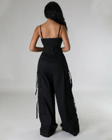 Sweetheart Cargo Jumpsuit