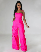 Sweetheart Cargo Jumpsuit