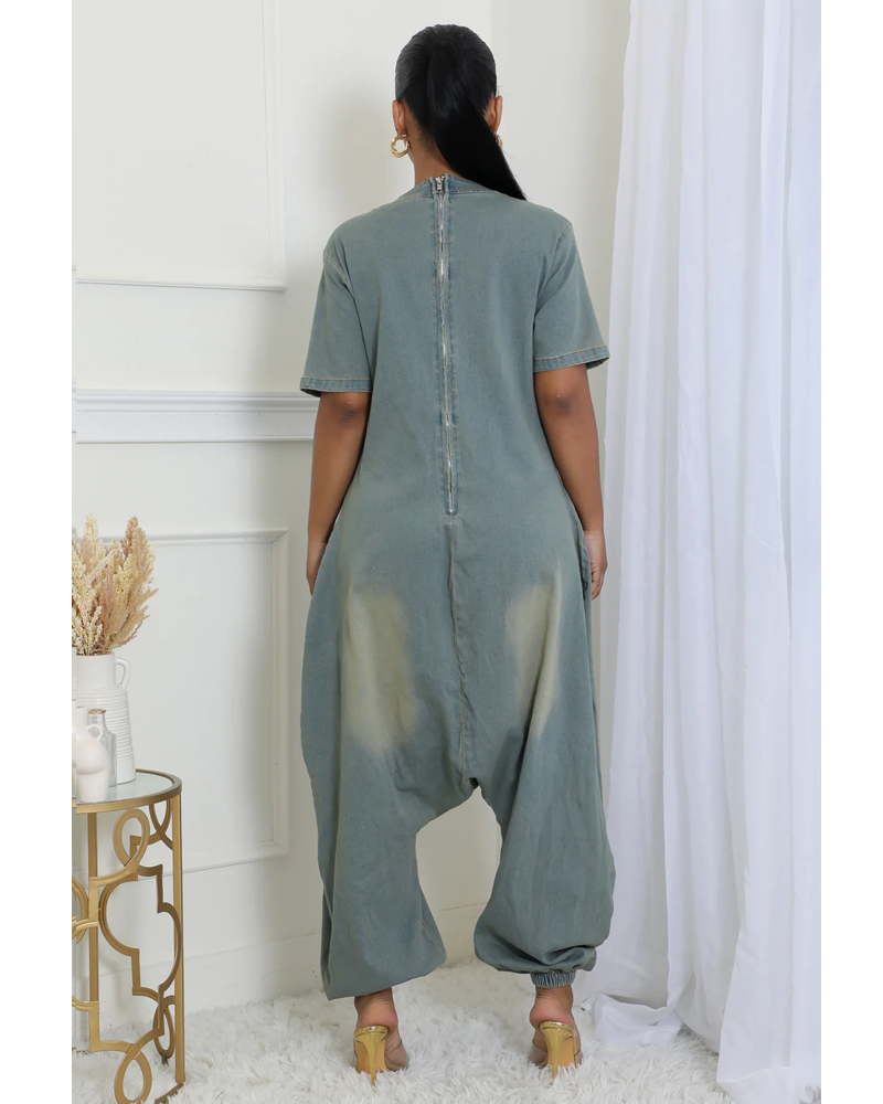 The “So caught up” Denim Jumpsuit