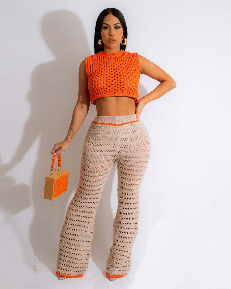 Tina Knit Pants Set