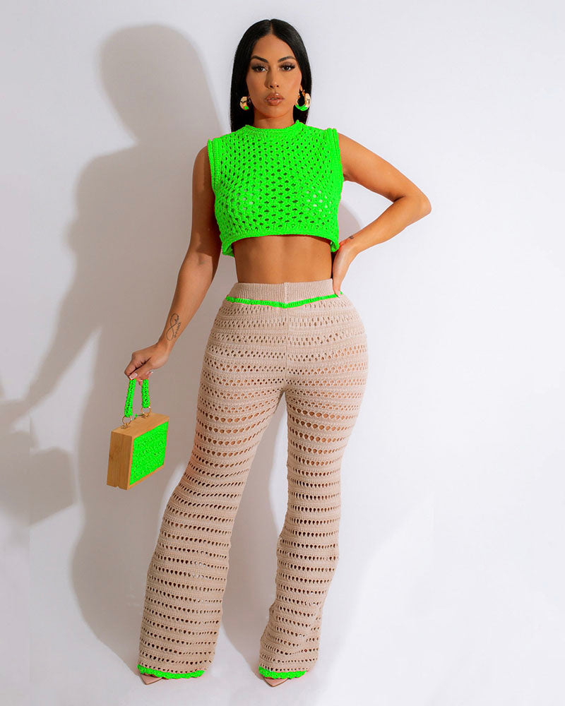 Tina Knit Pants Set