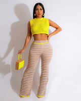 Tina Knit Pants Set