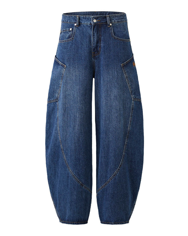 Trendy Girl Barrel Jeans