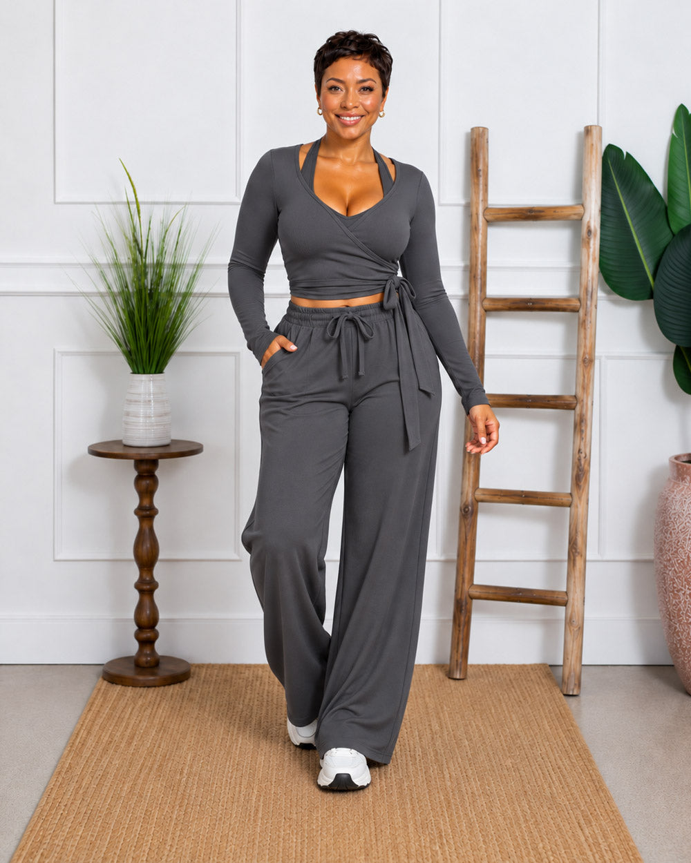 Triple Take 3-Piece Wide-Leg Set