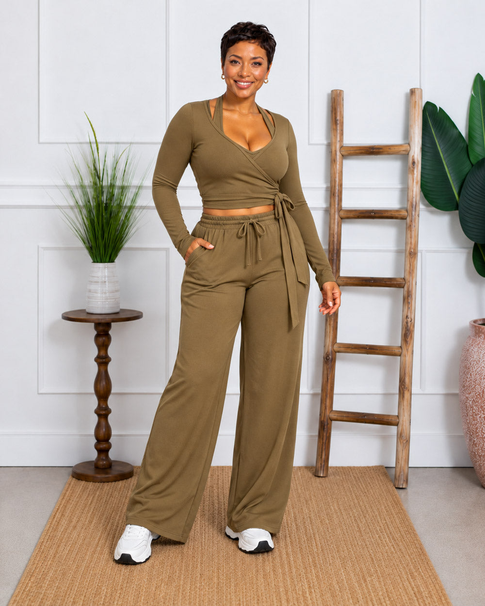 Triple Take 3-Piece Wide-Leg Set