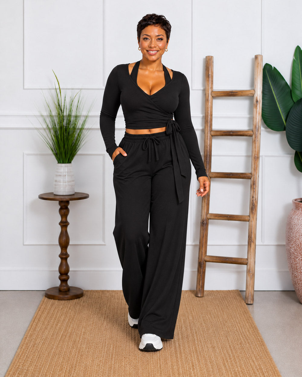 Triple Take 3-Piece Wide-Leg Set