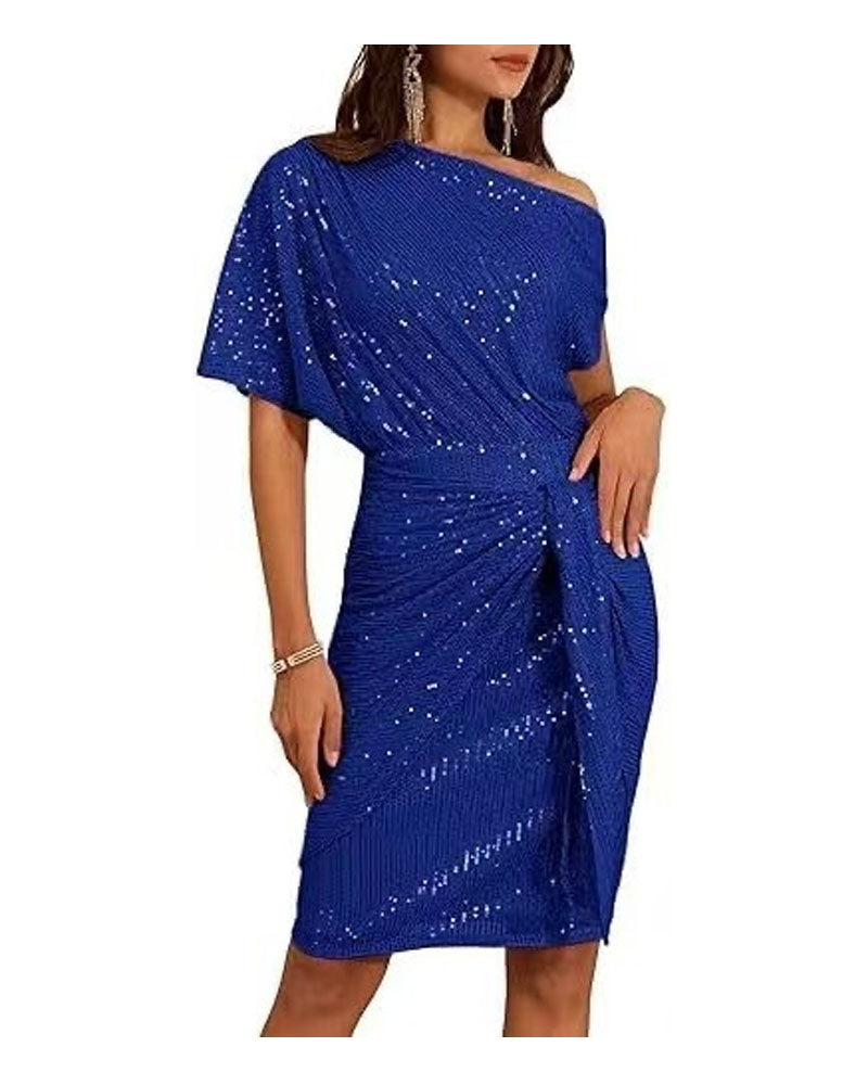 Trisna Sequins Midi Dress