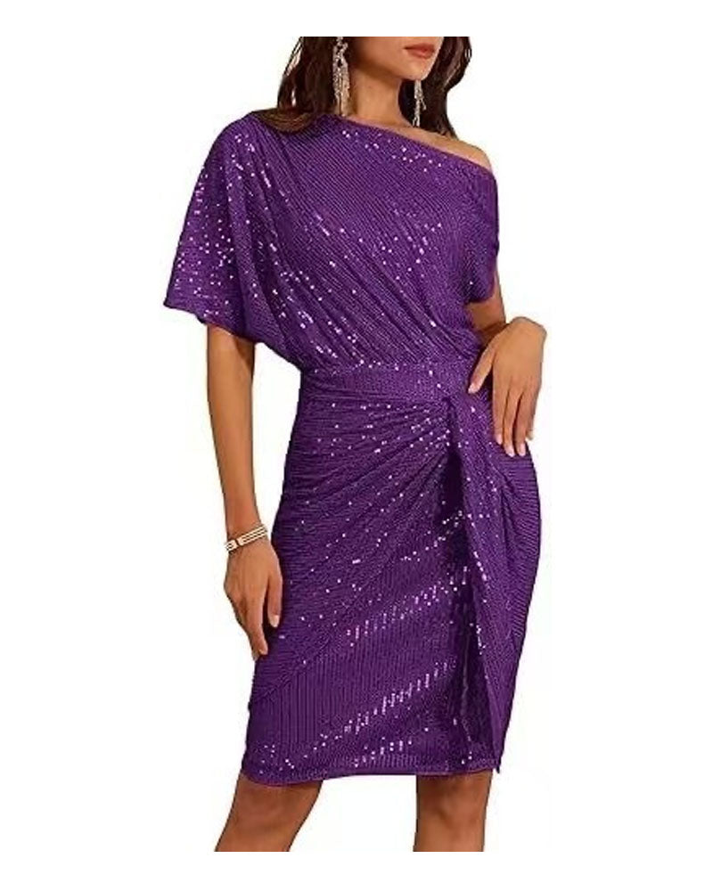 Trisna Sequins Midi Dress