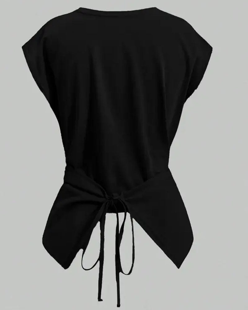 Twist Drape Tee