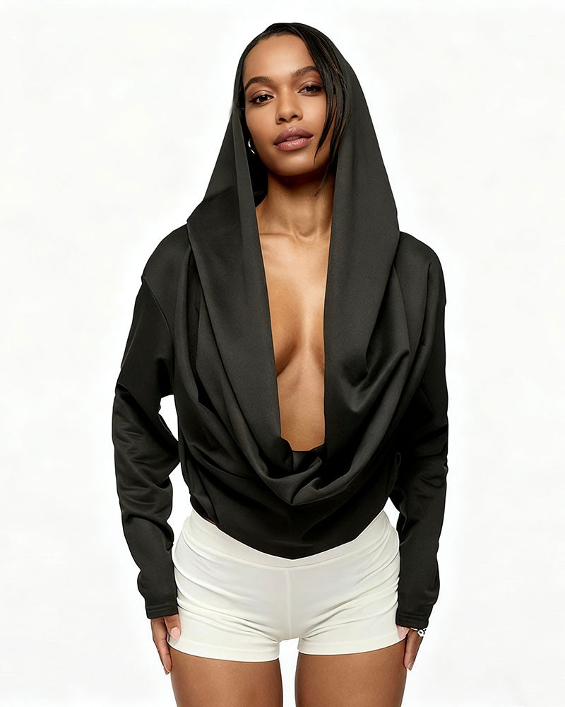 Twist Front Multi Way Oversized Sweatshirt