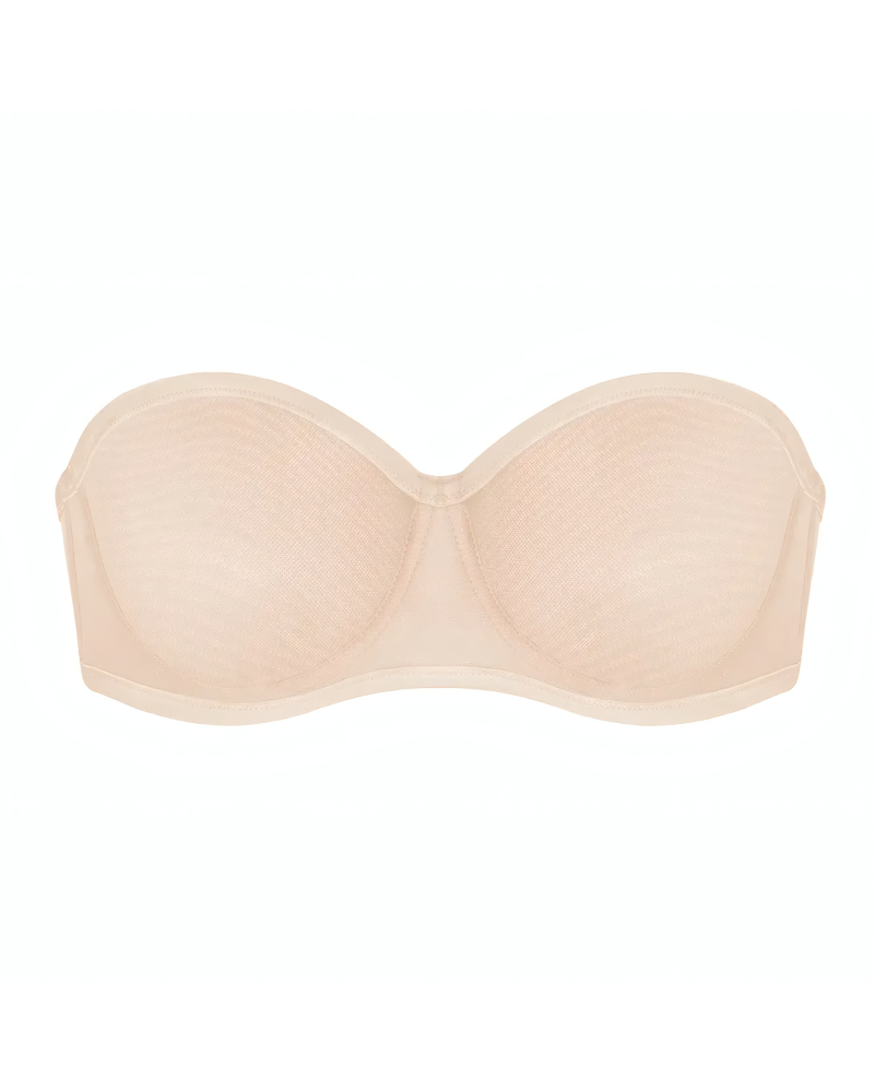 Convertible Strapless Minimizer Bandeau Bra