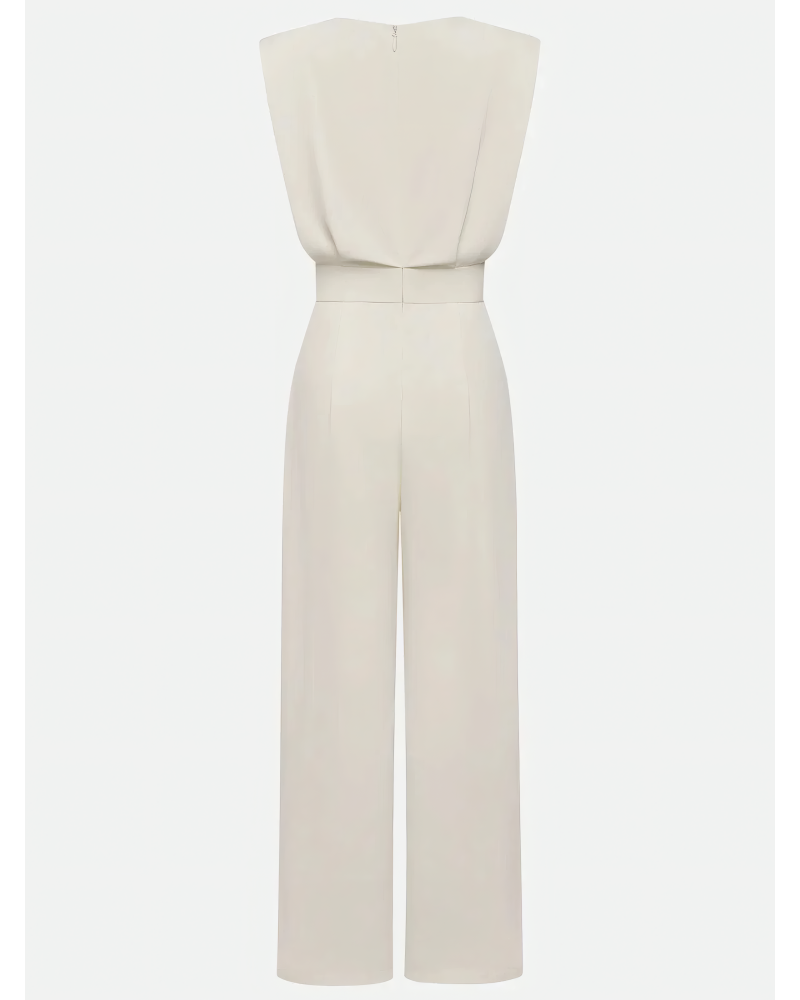Meena Pleated Wide Leg Jumpsui