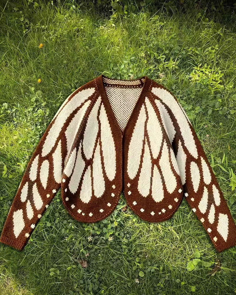 Wings in Motion Butterfly Knit Cardigan