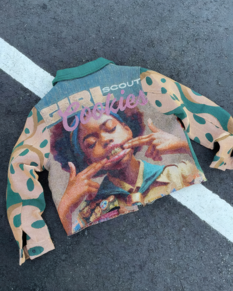 GIRL SCOUT COOKIES HANDMADE JACKET