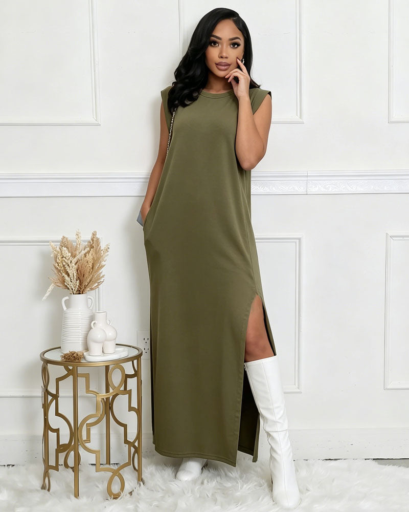 Wrinkle-Free Maxi Dress