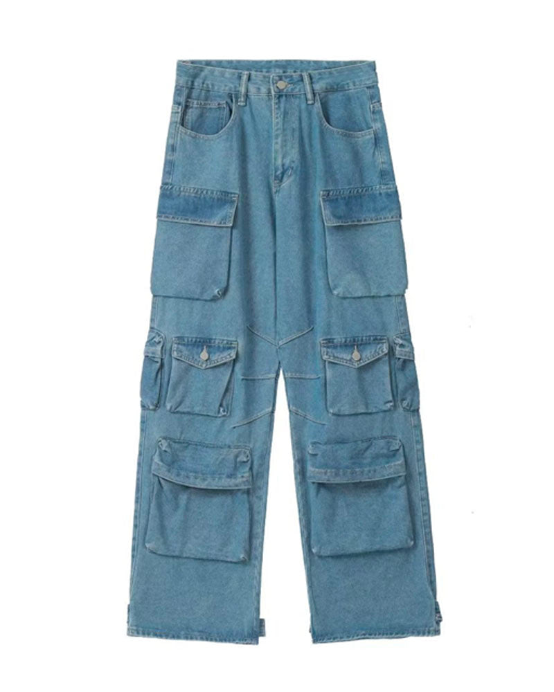 Carissa Cargo Denim Pants