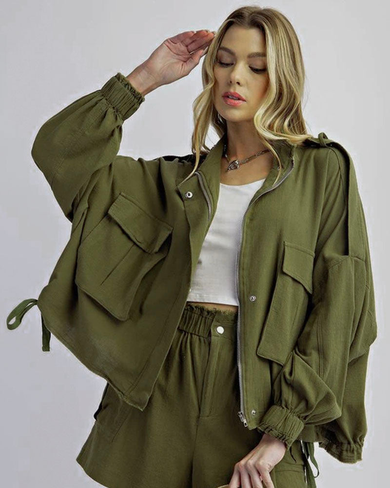 Addicted To You Cargo Jacket