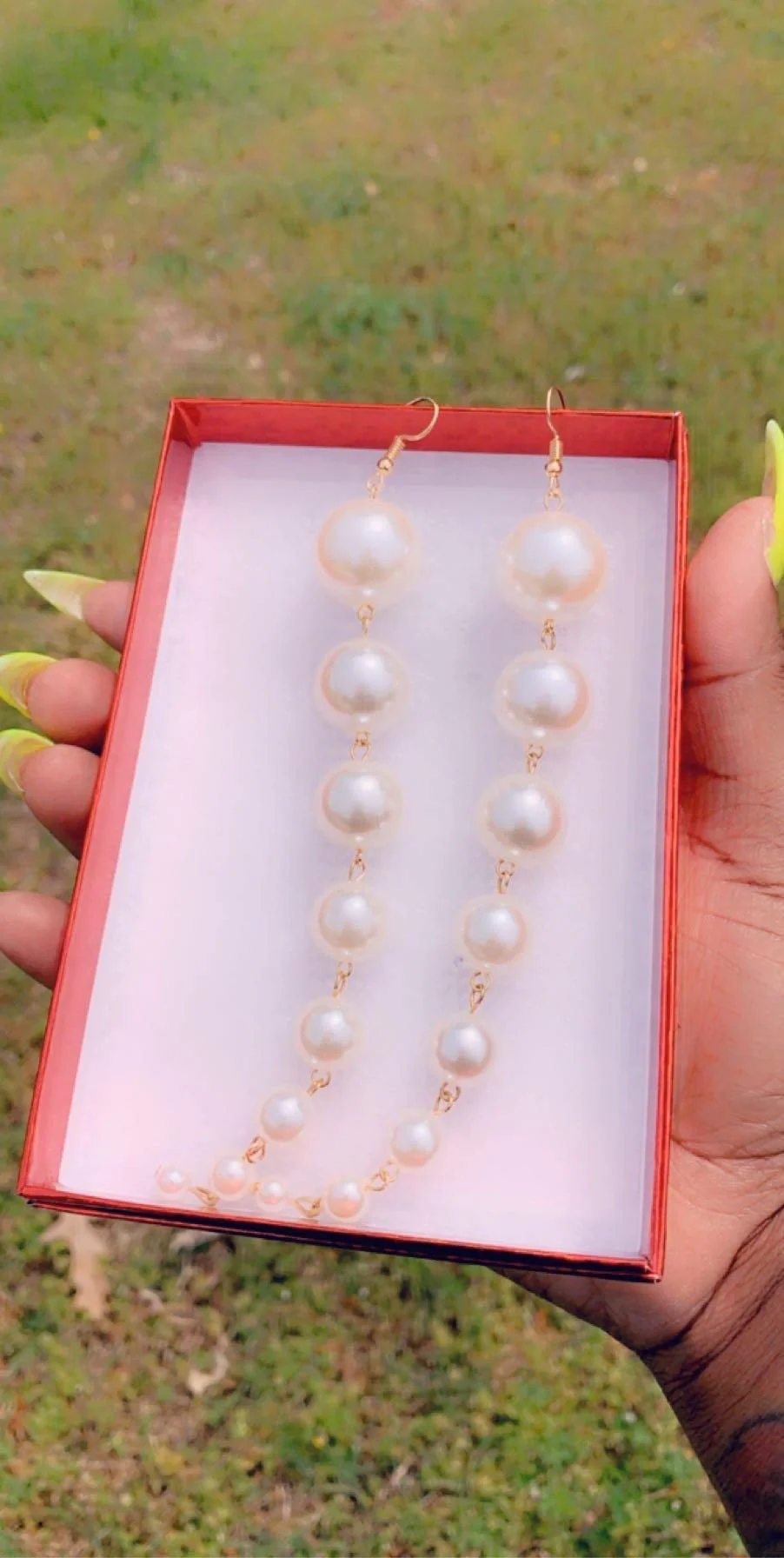 Pearl Dangle Earrings