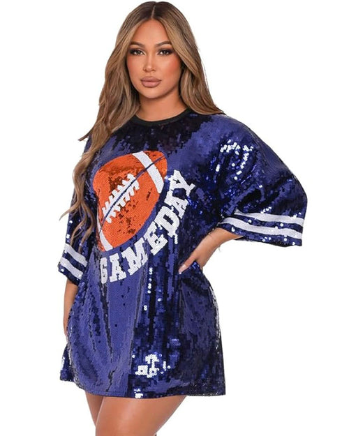 Ladies Black Game Day Dress main image 1