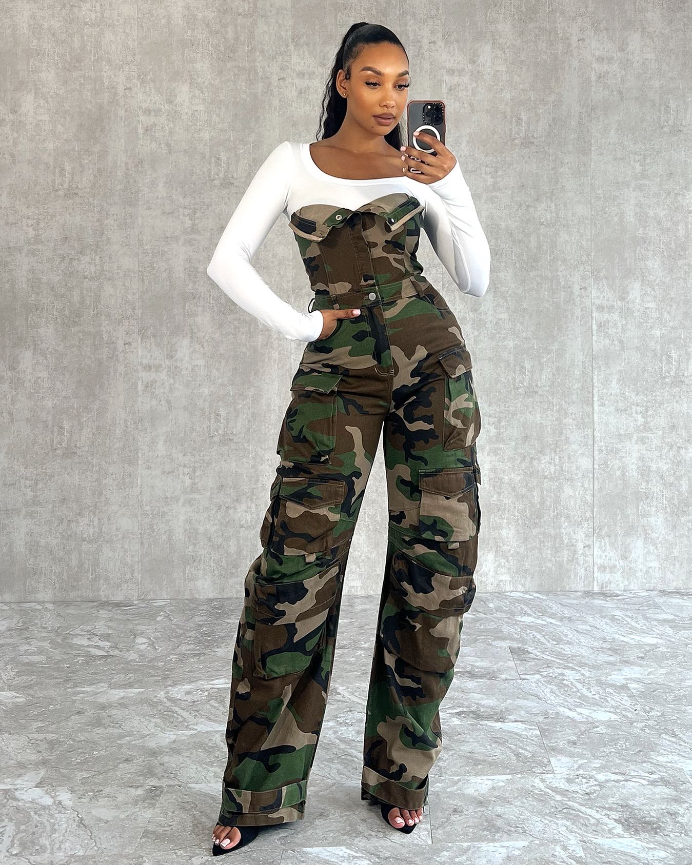 let's hide cargo jumpsuit