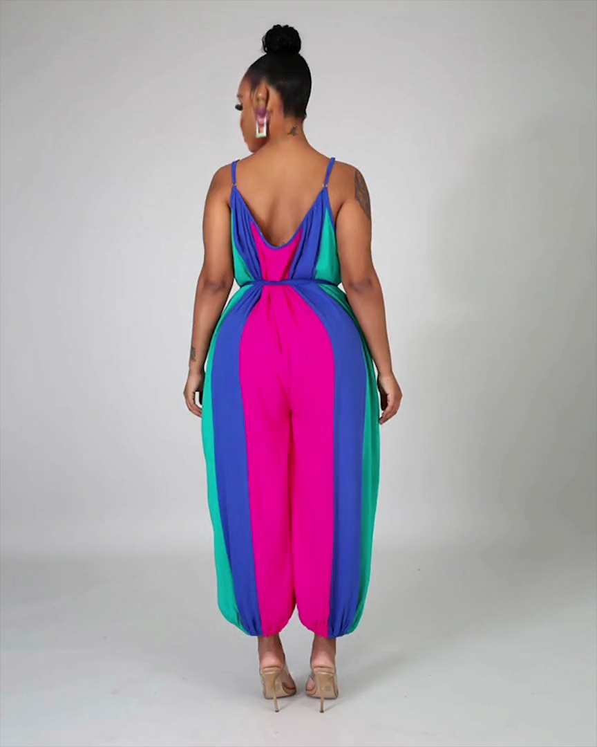 Ready for Spring Colorblock Jumpsuit