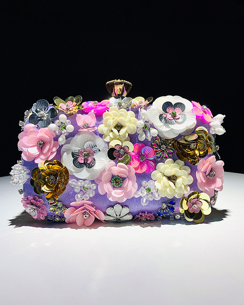 Iridescent Flower Bag