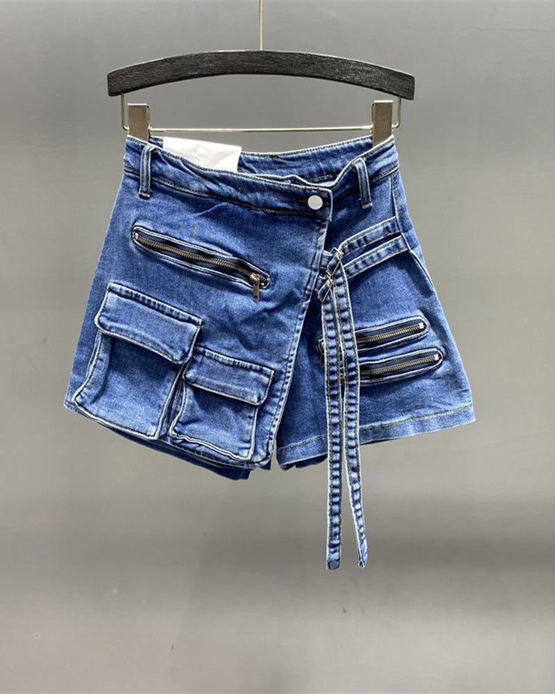 Atlanta Denim Skort