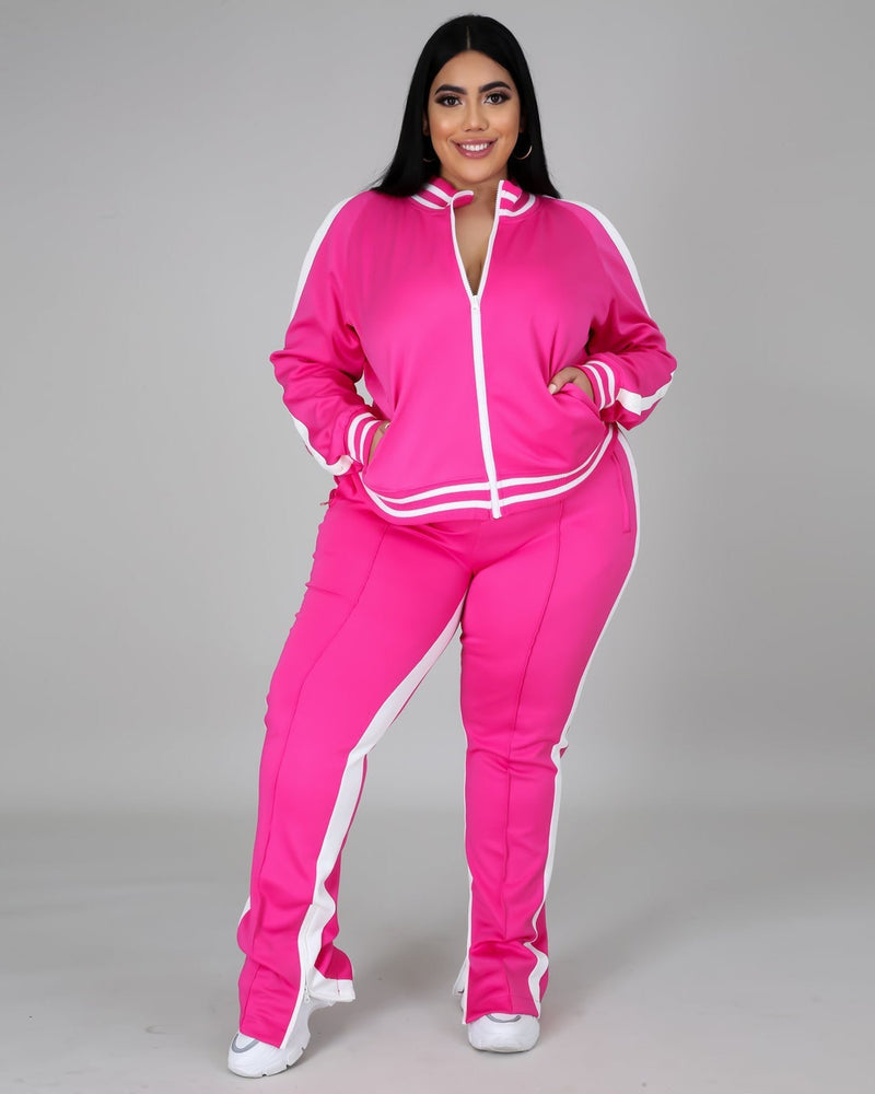 Janay Cold Shoulder Tracksuit